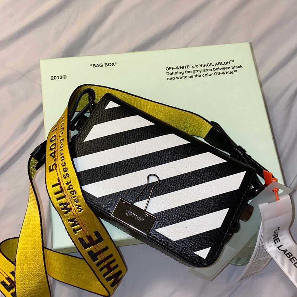 Off-White - Diag Two toned crossbody bag - Like New